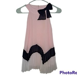 Girls Rare Editions Pleated Dress Size 5